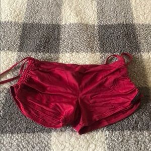 Red Yogabela Shorts